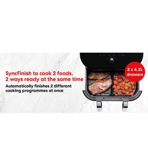 Instant Vortex Plus VersaZone 8.5L oro gruzdintuvė su ClearCook – nerūdijantis plienas, KAINA: 0, KODAS: 140-4100-01-EU-GP | 001