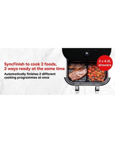 Instant Vortex Plus VersaZone 8.5L oro gruzdintuvė su ClearCook – nerūdijantis plienas, KAINA: 0, KODAS: 140-4100-01-EU-GP | 001