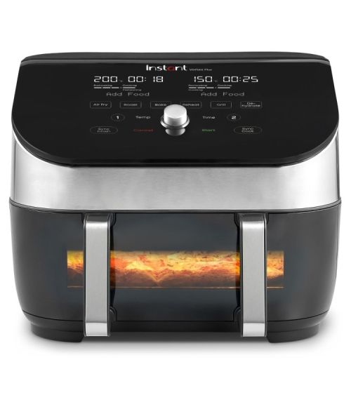 Instant Vortex Plus VersaZone 8.5L oro gruzdintuvė su ClearCook – nerūdijantis plienas, KAINA: 0, KODAS: 140-4100-01-EU-GP | 001